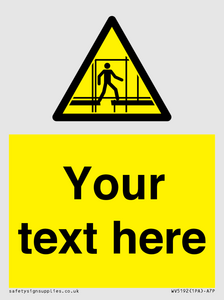 Custom Scaffold Incomplete Sign